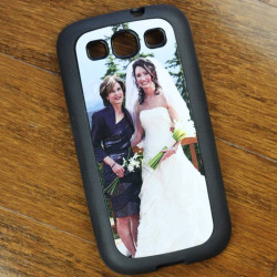 Black Dauphin Samsung Galaxy S III Custom Rubber Case 