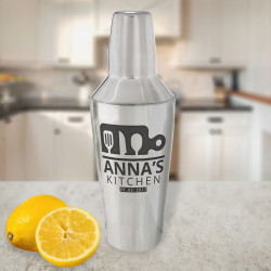 Personalized Kitchen Choice 28 oz. Stainless Steel Bar Shaker