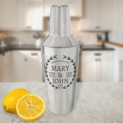 Personalized Valentine's Day Choice 28 oz. Stainless Steel Bar Shaker