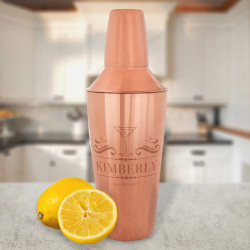 Personalized Wine Lover Choice 28 oz. Copper Plated Stainless Steel Bar Shaker