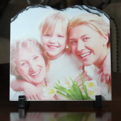 Personalized Tablet Shape Picture Frame with Custom Image Printed