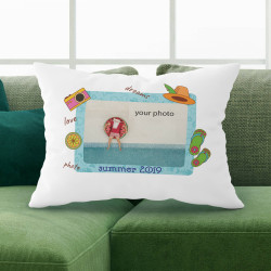Personalized Vacation Pillow Case with Picture