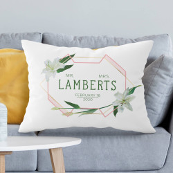 Personalized Wedding Pillow Case