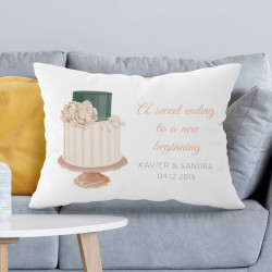Personalized Wedding Pillow Case