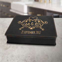 Personalized Wedding Gifts for Groom, Leather Wine Tool Gift Set 5-Piece, Wedding Wine Gifts for Newlyweds