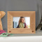 Till we Meet Again Personalized Wooden Picture Frame-6" x 4" Brown Horizontal