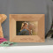 Forever in Our Hearts Personalized Wooden Picture Frame-5" x 3 1/2" Brown Horizontal