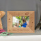 Happy Birthday Personalized Wooden Picture Frame-5" x 3 1/2" Brown Horizontal (Frames)