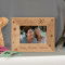Happy 40th Birthday Personalized Wooden Picture Frame-5" x 3 1/2" Brown Horizontal (Frames)