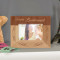 Bridesmaid's Name Personalized Wooden Picture Frame-5" x 3 1/2" Brown Horizontal