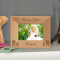 Perfectly Picked Flower Girl Personalized Wooden Picture Frame-5" x 3 1/2" Brown Horizontal (Frames)