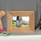 Couple in Love Plain Personalized Wooden Picture Frame-5" x 3 1/2" Brown Horizontal (Frames)
