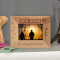In Loving Memory of Our Hero Personalized Wooden Picture Frame-5" x 3 1/2" Brown Horizontal (Frames)