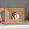 Him and Her for Eternity Personalized Wooden Picture Frame-5" x 3 1/2" Brown Horizontal (Frames)