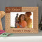 Je T’aime Personalized Wooden Picture Frame-7" x 5" Brown Horizontal