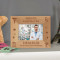 Bringing Health to the World Personalized Wooden Picture Frame-5" x 3 1/2" Brown Horizontal (Frames)