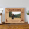 First Hunting Trip Personalized Wooden Picture Frame-5" x 3 1/2" Brown Horizontal (Frames)