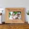 My Christening Day Personalized Wooden Picture Frame-5" x 3 1/2" Brown Horizontal (Frames)