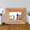 Our Summer Vacation Personalized Wooden Picture Frame-5" x 3 1/2" Brown Horizontal (Frames)