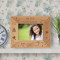 My First Communion Personalized Wooden Photo Frame-5" x 3 1/2" Brown Horizontal (Frames)