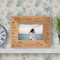 Why She Loves Him Personalized Wooden Picture Frame-5" x 3 1/2" Brown Horizontal (Frames)