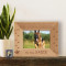 Rest in Peace My Dog Personalized Wooden Picture Frame-5" x 3 1/2" Brown Horizontal (Frames)
