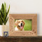 A Dog’s Loyalty Personalized Wooden Picture Frame-5" x 3 1/2" Brown Horizontal (Frames)