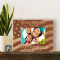 Grandma's Pride Personalized Wooden Picture Frame-5" x 3 1/2" Brown Horizontal (Frames)