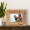 It Takes Someone Special to be a Dad Personalized Wooden Picture Frame-5" x 3 1/2" Brown Horizontal (Frames)