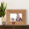 We Love Grandma and Grandpa Personalized Wooden Picture Frame-5" x 3 1/2" Brown Horizontal (Frames)