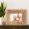 3 Family Generations Personalized Picture Frame-5" x 3 1/2" Brown Horizontal (Frames)