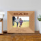 World's Greatest Dad Personalized Wooden Picture Frame-5" x 3 1/2" Brown Horizontal (Frames)