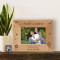 Personalized You Make the World a Better Place Wooden Picture Frame-5" x 3 1/2" (Horizontal)-Brown (Horizontal) (Frames)