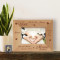 Mr and Mrs. Personalized Wooden Picture Frame-5" x 3 1/2" (Horizontal)-Brown (Horizontal) (Frames)