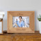 Nurse Personalized Wooden Picture Frame-5" x 3 1/2" Brown Horizontal