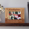 Firefighter Personalized Wooden Picture Frame-5" x 3 1/2" Brown Horizontal (Frames)