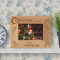Christmas Memories Personalized Wooden Picture Frame-5" x 3 1/2" Brown Horizontal (Frames)