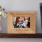 Today, Tomorrow and Always Personalized Wooden Picture Frame-5" x 3 1/2" Brown Horizontal (Frames)