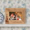 Merry Christmas to You and Your Family Personalized Wooden Picture Frame-5" x 3 1/2" Brown Horizontal (Frames)