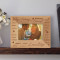 Why He Loves Her Personalized Wooden Picture Frame-5" x 3 1/2" Brown Horizontal (Frames)