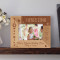 Flower Girl Personalized Wooden Picture Frame-5" x 3 1/2" Brown Horizontal (Frames)