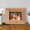 Our Wedding Day Personalized Wooden Picture Frame-5" x 3 1/2" Brown Horizontal (Frames)