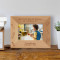 My First Day of School Personalized Wooden Picture Frame-5" x 3 1/2" Brown Horizontal (Frames)