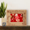 My First Christmas Personalized Wooden Picture Frame-5" x 3 1/2" Brown Horizontal (Frames)