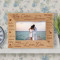 Why She Loves Him Personalized Wooden Picture Frame-6" x 4" Brown Horizontal (Frames)