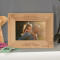 Forever in Our Hearts Personalized Wooden Picture Frame-6" x 4" Brown Horizontal