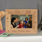 Happy Birthday Personalized Wooden Picture Frame-6" x 4" Brown Horizontal (Frames)