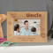 World's Coolest Uncle Personalized Wooden Picture Frame-6" x 4" Brown Horizontal (Frames)