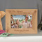 To My Parents on my Wedding Day Personalized Wooden Picture Frame-6" x 4" Brown Horizontal (Frames)