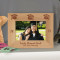 Graduation Personalized Wooden Picture Frame-6" x 4" Brown Horizontal (Frames)
